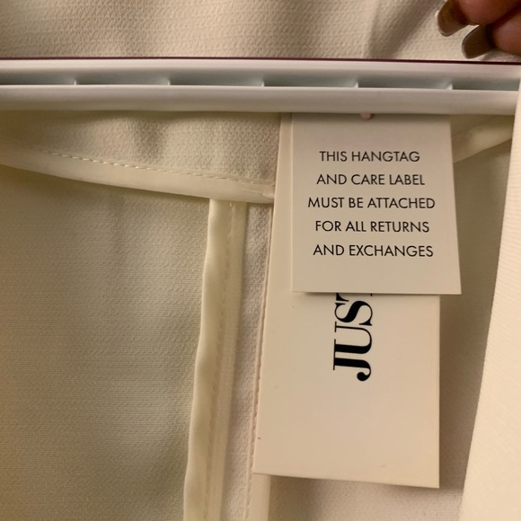 Nice Cream blazer. Size L. Just fab is the brand. New with tags. - Picture 4 of 9